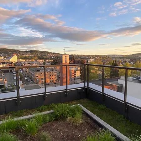 Apartment Luxury With 2 Bedrooms, 1,5 Bathrooms, Balcony And Garage Lillestrom