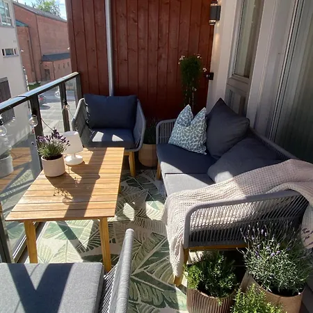Apartment Luxury With 2 Bedrooms, 1,5 Bathrooms, Balcony And Garage Lillestrom